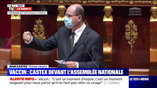 Vaccin: Jean Castex annonce 1 160 000 doses sur le territoire national d'ici la fin de l'année