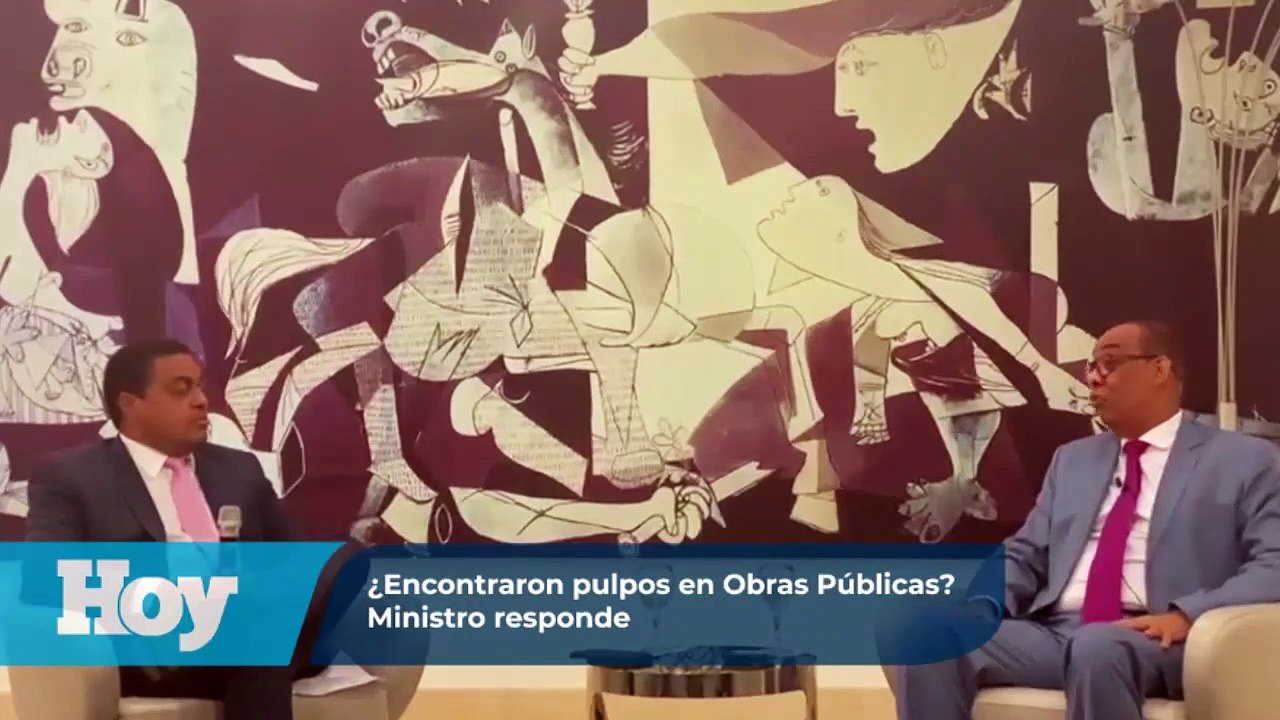 ¿Encontraron pulpos en Obras Públicas? Ministro responde