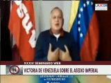 Diosdado Cabello: Hermanos del mundo, en Venezuela estamos en victoria, chavismo, paz y revolución