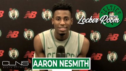 Aaron Nesmith after Celtics vs 76ers