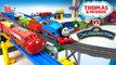 THOMAS & FRIENDS vs CHUGGINGTON on Trackmaster VS Plarail Train Tracks