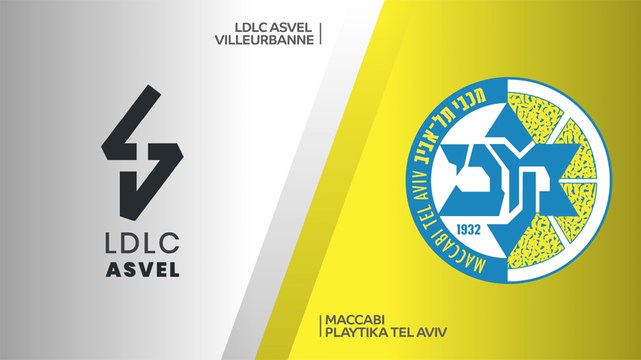 LDLC ASVEL Villeurbanne - Maccabi Playtika Tel Aviv Highlights | EuroLeague, RS Round 14
