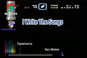 Barry Manilow I Write The Songs Karaoke