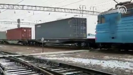 Çin ihracat treni Kazakistan'da