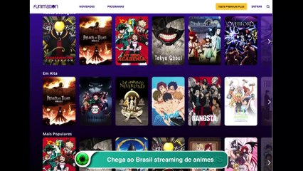 Streaming de animes chega ao Brasil