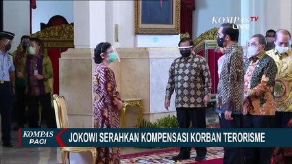Jokowi Serahkan Dana Kompensasi Korban Terorisme
