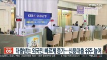 대출받는 외국인 빠르게 증가…신용대출 위주 늘어