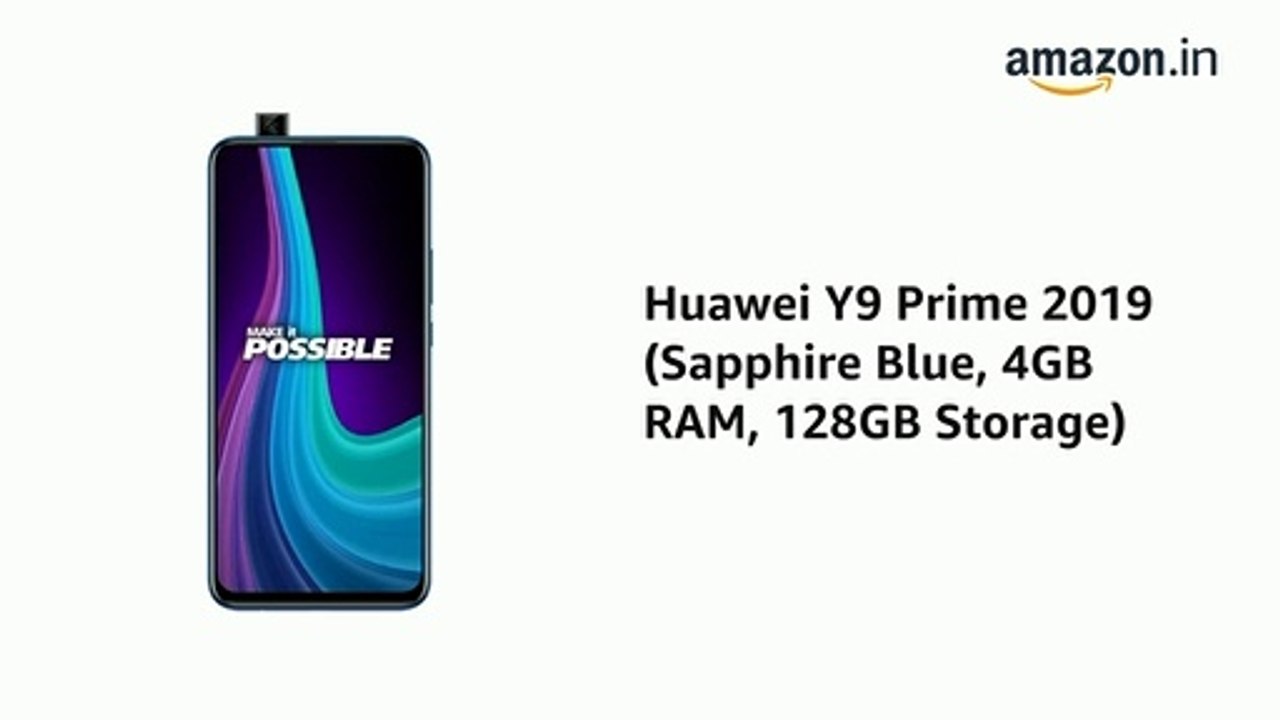 Huawei ultra y9 Prime (Grapphire blue 4GB RAM)amazon unbox and riview 2021