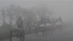 Icy winds sweep North India, Cold wave in Delhi