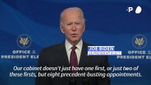 Biden nominates Buttigieg, praises a series of historical 