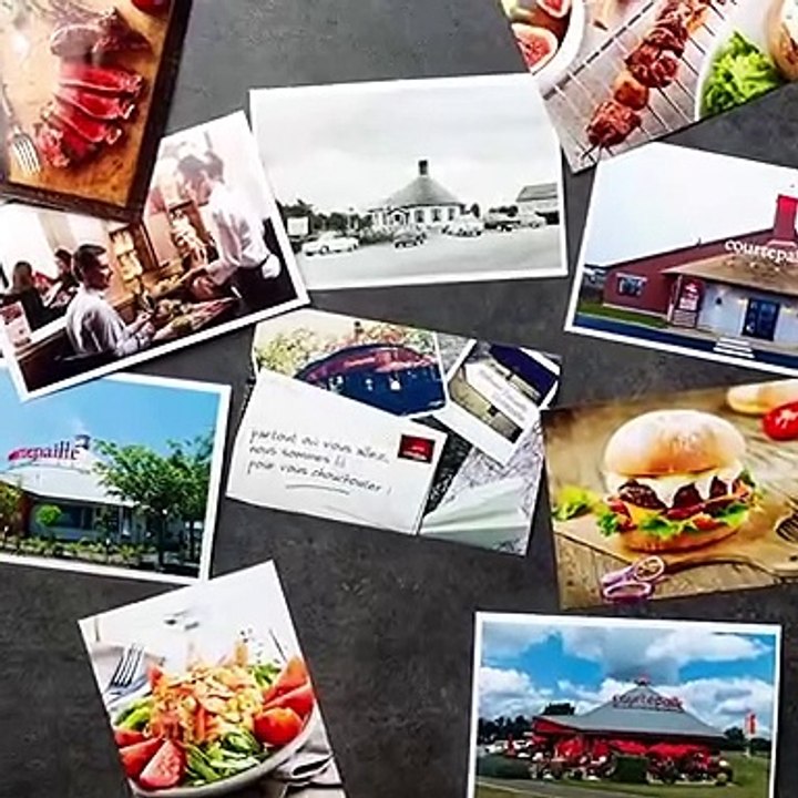 Courtepaille   restaurant grill : Publicité pour l'enseigne de restaurants