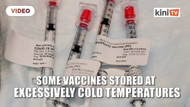 Some Pfizer vaccine doses kept too cold, says US officials