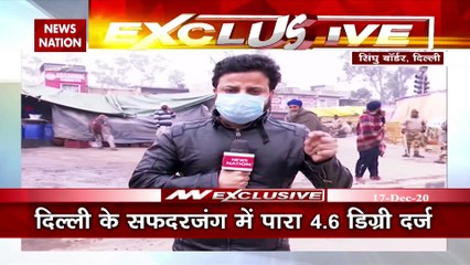 Cold wave grips Delhi, Watch ground report from Singhu border