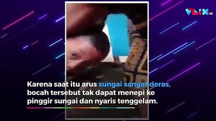 Pahlawan! Sigap Selamatkan Bocah Nyaris Mati Tenggelam