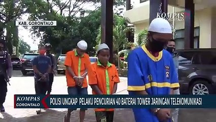 Polisi Ungkap  Pelaku Pencurian 40 Baterai Tower Jaringan Telekomunikasi
