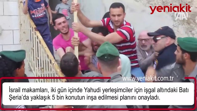 İsrail iki günde Yahudi yerleşimciler için yaklaşık 5 bin konutun inşasına onay verdi