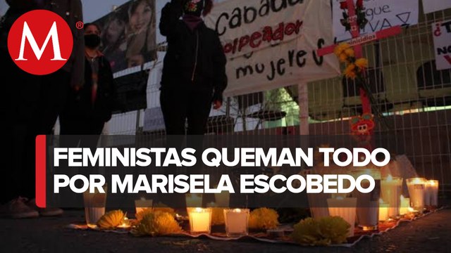 Colectivas feministas se maifestaron en memoria de la activista Marisela Escobedo