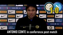 INTER-NAPOLI 1-0: ANTONIO CONTE IN CONFERENZA STAMPA POST-MATCH
