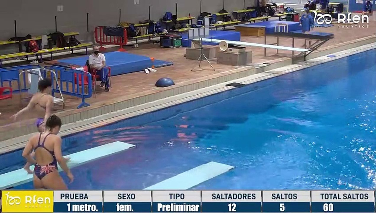 Campeonato de España de Invierno Absoluto de Saltos  - Preliminar 1 metro femenina