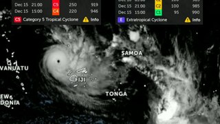 Cyclone YASA and Cyclone ZAZU, 16/12/2020. (15/12-8pm to 16/12-8pm).