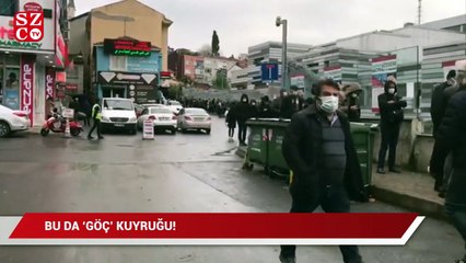 Bu da 'göç' kuyruğu