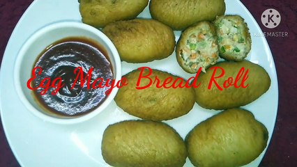 Egg Mayo Bread Roll Recipe/ Egg Salad Bread Roll/ Creamy Egg Bread Roll / Bread Roll Recipe/ Quick snacks/ how to make egg Mayo roll/ egg bread roll kaise banate hai/ bread roll banane ka asan tarika/ bread roll/