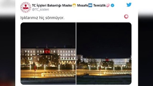 AYM üyesi Yıldırım'ın Işıklar yanıyor paylaşımına tepki