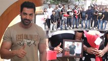 John Abraham's 48th Birthday: Fans Gather Outside His Home