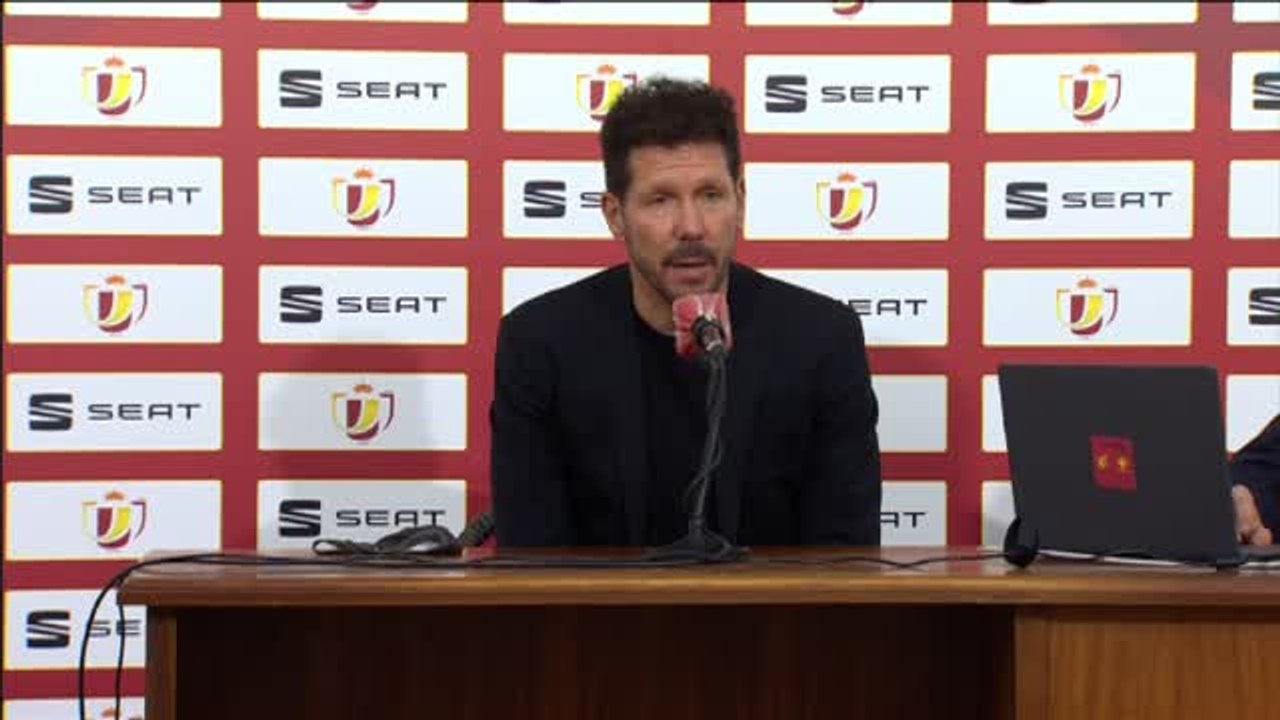 Simeone: "Saúl es muy importante para nosotros, sabe que tiene que mejorar y trabaja para ello"