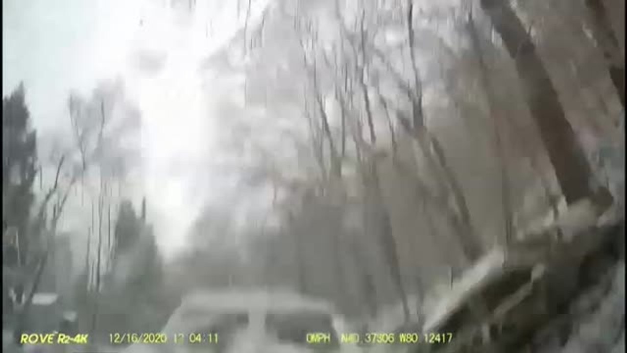 Primera nevada en Estados Unidos