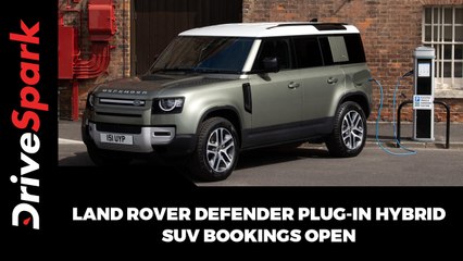 Land Rover Defender Plug-In Hybrid SUV Bookings Open