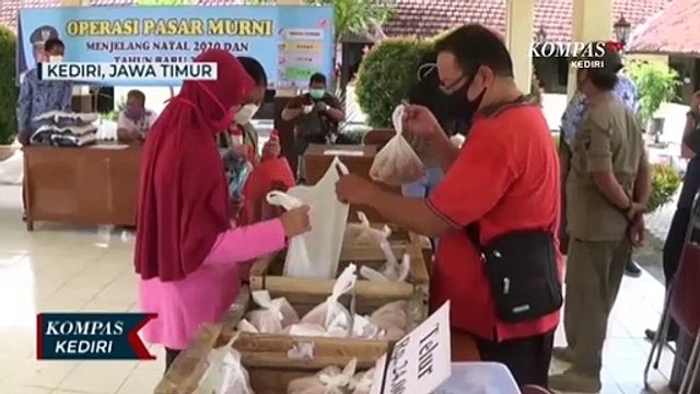 Pemerintah Kota Kediri Gelar Operasi Pasar Murni Untuk Stabilkan Harga Sembako