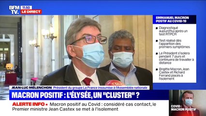 Macron positif au Covid-19: Jean-Luc Mélenchon "lui souhaite le meilleur pour sa santé"