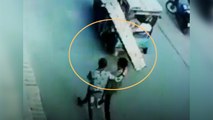 Caught On Camera: Pillar Falls On Pedestrian In Bharatpur, Rajasthan