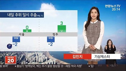 [날씨] 추위 일시 주춤, 중부 눈…주말 다시 강추위