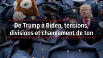 De Trump à Biden, tensions, divisions et changement de ton