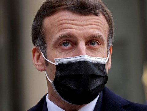 Frankreichs Präsident Emmanuel Macron hat Corona