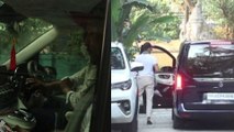 Hrithik Roshan spotted busy in Phone at Juhu ; Watch Video | FilmiBeat