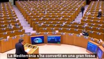 Puigdemont habla solo en el Parlamento Europeo