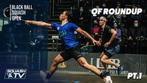 Squash: CIB Black Ball Open 2020 - Men's QF Roundup [Pt.1]