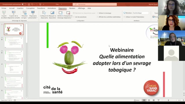 Webinaire Quelle alimentation adopter lors d'un sevrage tabagique ?