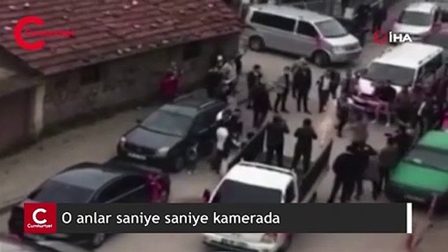 Bursa'da düğün öncesi şoke eden görüntüler