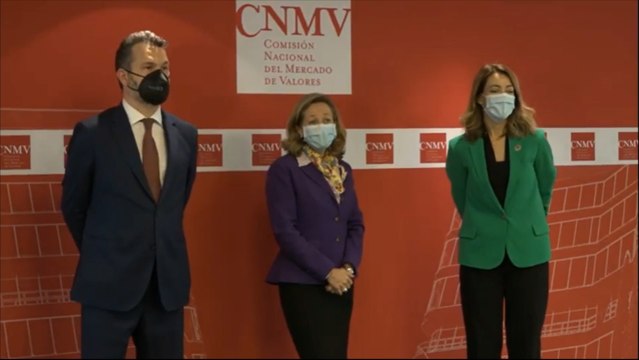 Acto de toma de posesión del nuevo presidente y vicepresidenta de CNMV