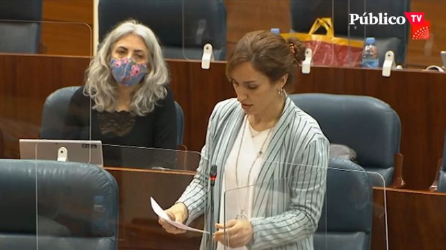Mónica García, a Ayuso: Usted está más cerca del partido al que le sobran 26 millones de españoles