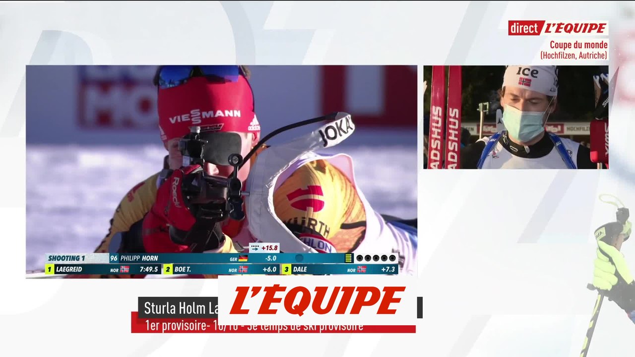 Laegreid : « Les techniciens ont vraiment fait un travail incroyable » - Biathlon - CM (H) - Sprint