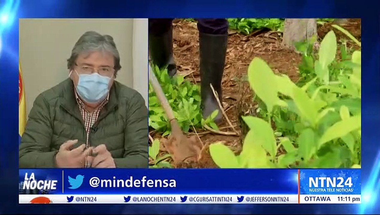 Lucha antidrogas y violencia en Colombia: Habla el Ministro de Defensa de Colombia, Carlos Holmes Trujillo, en ‘La Noche’