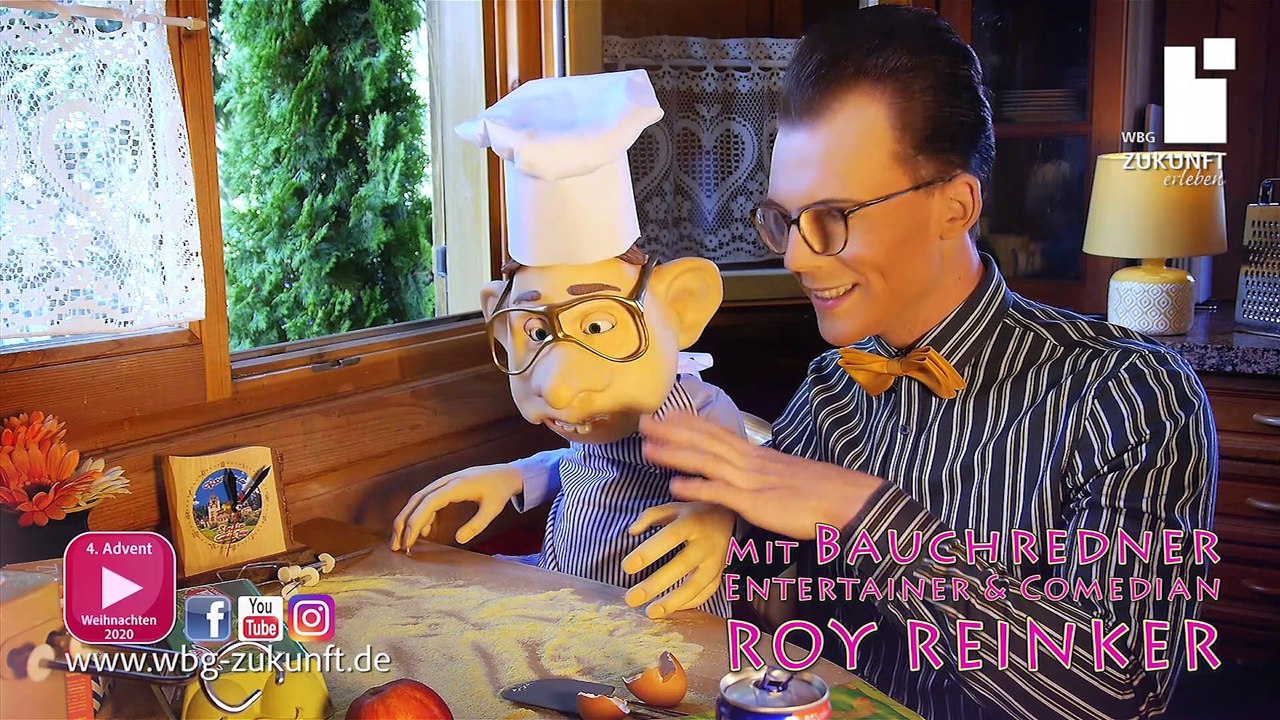 4. Advent 2020 mit Bauchredner ROY REINKER & Nerd Norbert für die WBG Zukunft eG von Karrideo Image- und Eventfilmproduktion ©®™