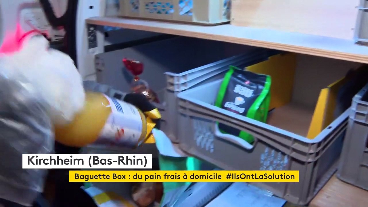 En Alsace, une start-up propose la livraison de pain frais et de croissants à domicile