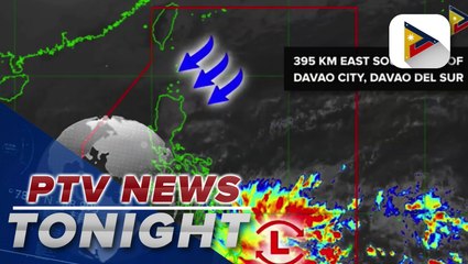 PTV INFO WEATHER: PAGASA monitors LPA near Davao City, Davao del Sur