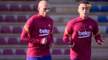 El Barcelona regresa a los entrenamientos tras su victoria ante la Real Sociedad